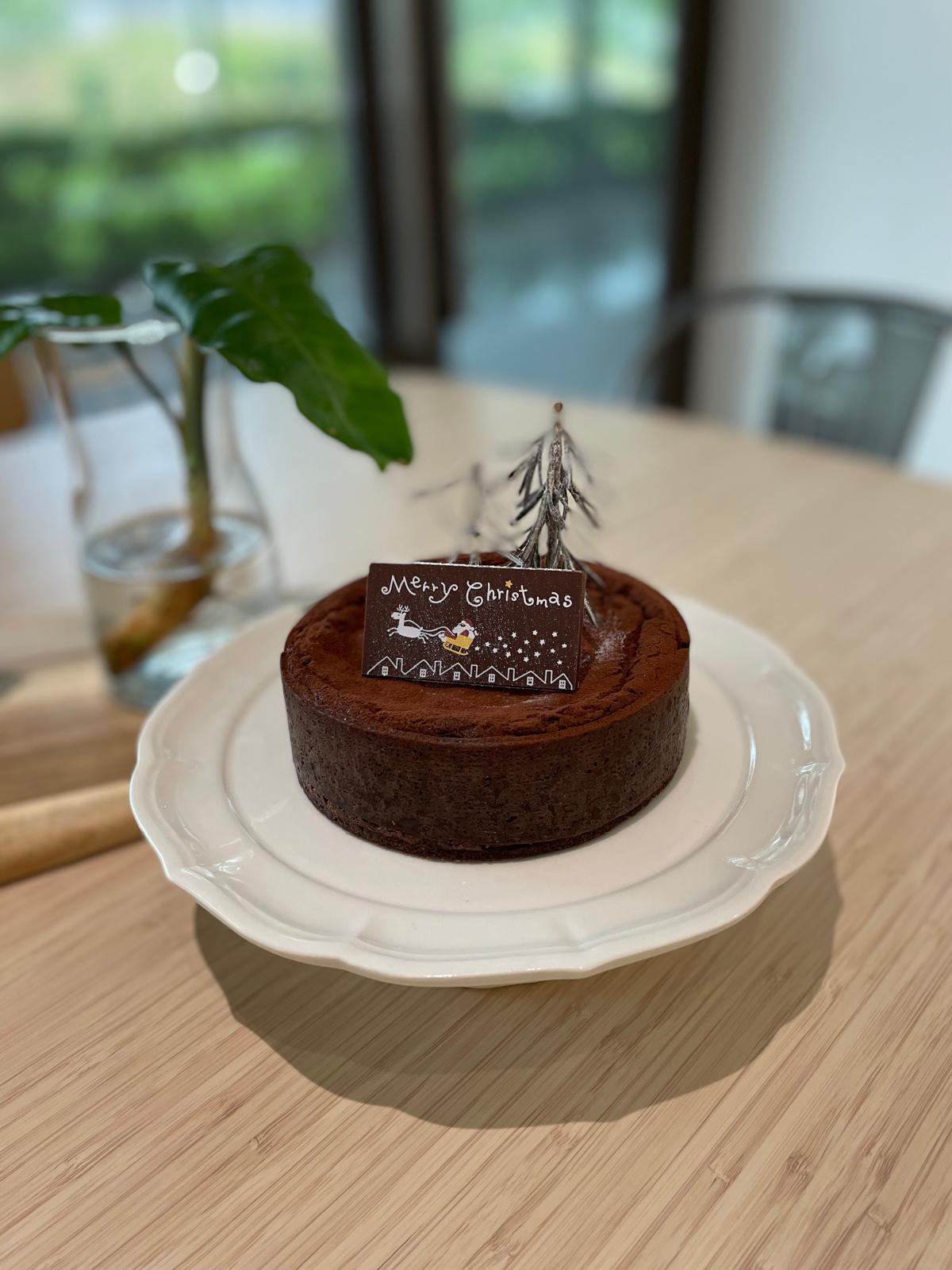 X’MAS WHISKEY DARK CHOCOLATE FLAN